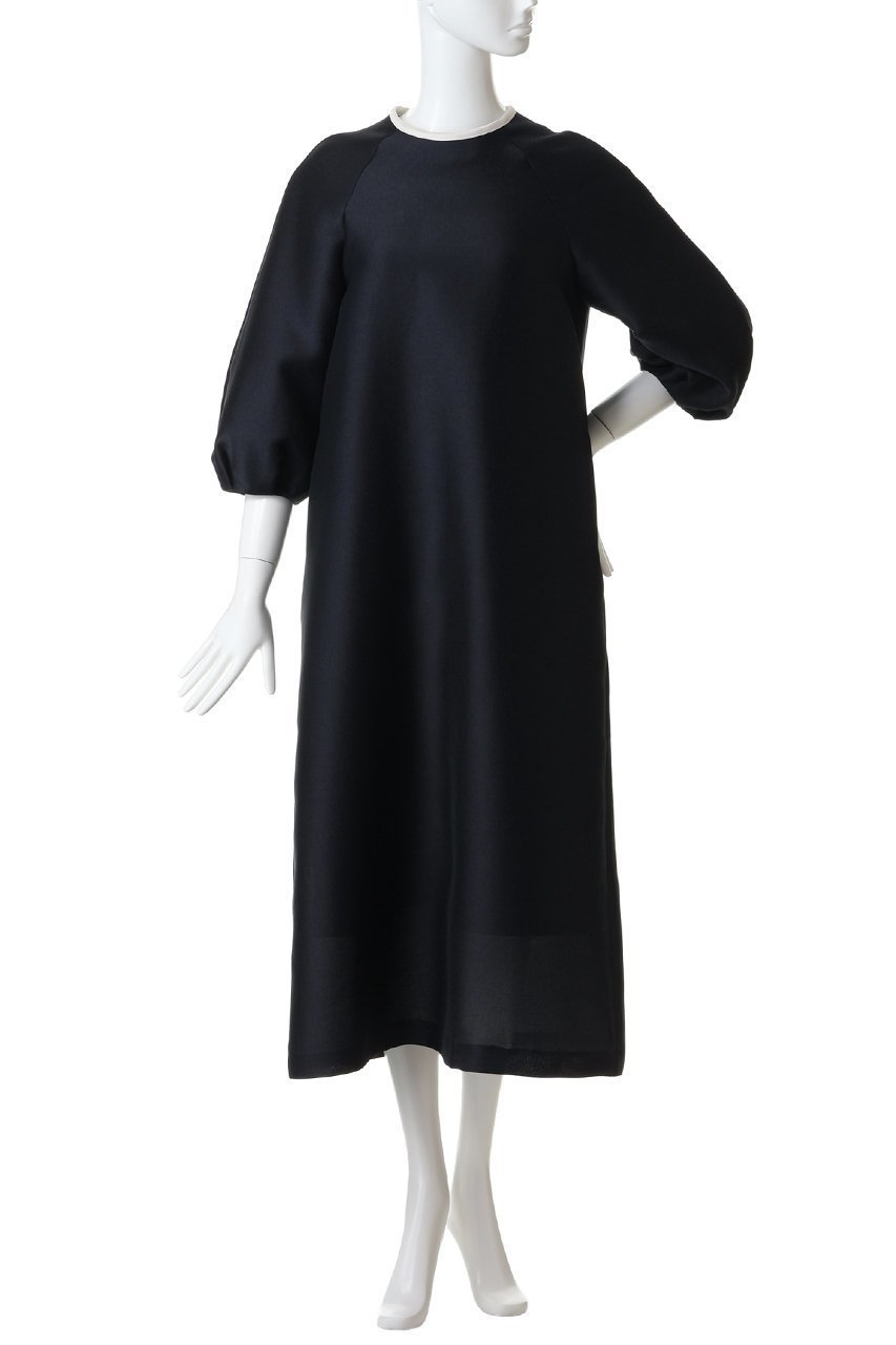 【エムフィル/M Fil】のシルキーWクロス バイカラーロングワンピース 人気、トレンドファッション・服の通販 founy(ファニー) 　ファッション　Fashion　レディースファッション　Fashion for Women　ワンピース　Dresses　チュニック　Tunic Tops & Dresses　エレガント 上品　Elegant　チュニック　Tunic, Long Top　バランス　Balance, Style Balance　リボン　Ribbon, Bow　ロング　Long, Long-Length　人気　Popular, Best Seller　other-2|ID: prp329100004705682 ipo3291000000035393455
