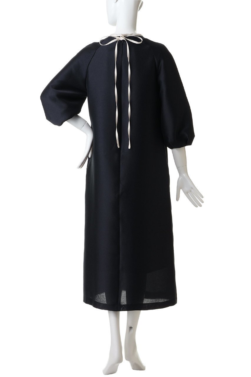 【エムフィル/M Fil】のシルキーWクロス バイカラーロングワンピース 人気、トレンドファッション・服の通販 founy(ファニー) 　ファッション　Fashion　レディースファッション　Fashion for Women　ワンピース　Dresses　チュニック　Tunic Tops & Dresses　エレガント 上品　Elegant　チュニック　Tunic, Long Top　バランス　Balance, Style Balance　リボン　Ribbon, Bow　ロング　Long, Long-Length　人気　Popular, Best Seller　other-4|ID: prp329100004705682 ipo3291000000035393457