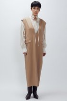 【プルミエ アロンディスモン/1er Arrondissement】のウールサテンワンピース 人気、トレンドファッション・服の通販 founy(ファニー) ファッション Fashion レディースファッション Fashion for Women ワンピース Dresses チュニック Tunic Tops & Dresses サテン Satin, Glossy Fabric チュニック Tunic, Long Top ロング Long, Long-Length エレガント 上品 Elegant 新作・新入荷 New Arrivals / New In thumbnail ベージュ|ID: prp329100004705685 ipo3291000000033984483