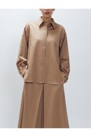 【プルミエ アロンディスモン/1er Arrondissement】のウールサテンシャツ 人気、トレンドファッション・服の通販 founy(ファニー) ファッション Fashion レディースファッション Fashion for Women トップス・カットソー Cut & Sew Tops シャツ・ブラウス・オフィスカジュアル Elegant Blouses & Button-Ups おすすめ Recommended / Our Picks なめらか Smooth, Silky Texture サテン Satin, Glossy Fabric シンプル Simple, Minimal スリーブ Sleeve, Long Sleeve / Short Sleeve セットアップ Set-Up, Coordinated Outfit ロング Long, Long-Length エレガント 上品 Elegant 新作・新入荷 New Arrivals / New In A/W・秋冬 Autumn/Winter |ID:prp329100004705687