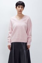 【プルミエ アロンディスモン/1er Arrondissement】のFOXカシミアVネックプルオーバー ピンク|ID:prp329100004705689