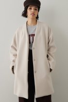 【ウィムガゼット/Whim Gazette】のダブルビーバーミドルコート エクリュ|ID:prp329100004705690