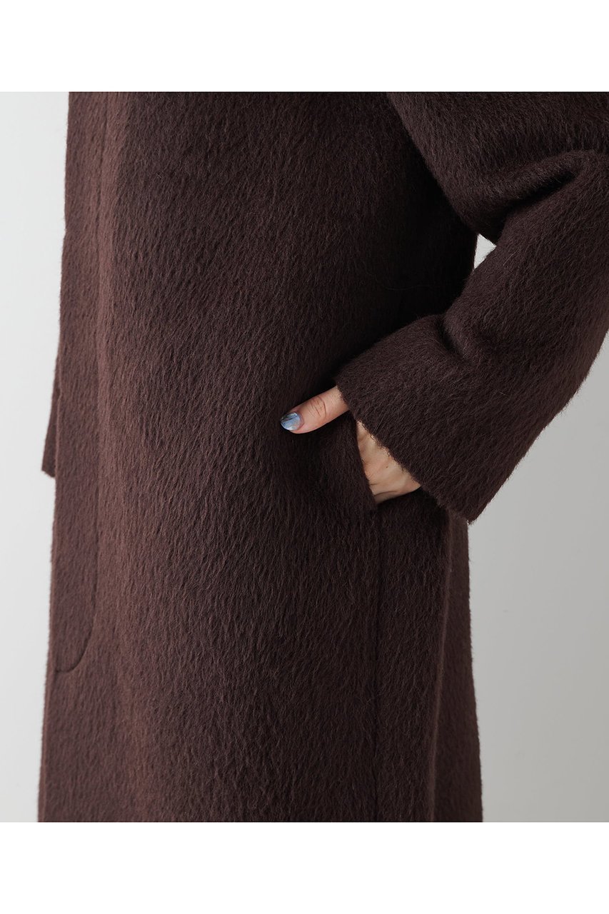 【ウィムガゼット/Whim Gazette】のアルパカシャギーコート 人気、トレンドファッション・服の通販 founy(ファニー) 　ファッション　Fashion　レディースファッション　Fashion for Women　アウター　Coat / Outerwear Collection　コート・ロングコート・ピーコート　Long Coats, Peacoats & More　なめらか　Smooth, Silky Texture　ロング　Long, Long-Length　エレガント 上品　Elegant　other-7|ID: prp329100004705691 ipo3291000000035665769