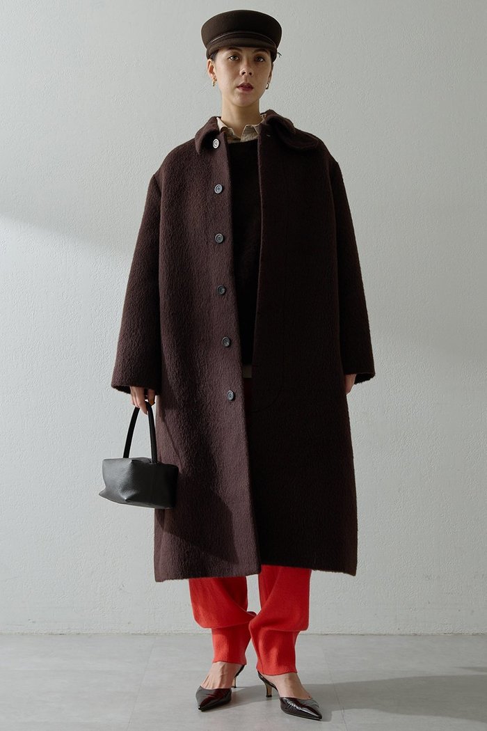 【ウィムガゼット/Whim Gazette】のアルパカシャギーコート インテリア・キッズ・メンズ・レディースファッション・服の通販 founy(ファニー) https://founy.com/ ファッション Fashion レディースファッション Fashion for Women アウター Coat / Outerwear Collection コート・ロングコート・ピーコート Long Coats, Peacoats & More なめらか Smooth, Silky Texture ロング Long, Long-Length エレガント 上品 Elegant |ID: prp329100004705691 ipo3291000000035904336