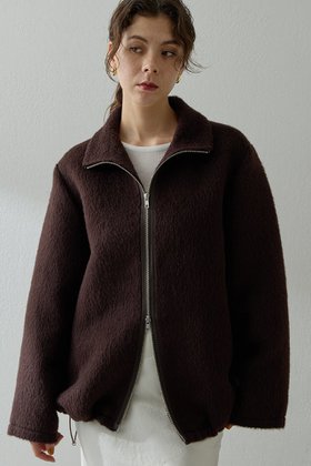 【ウィムガゼット/Whim Gazette】 アルパカシャギーブルゾン人気、トレンドファッション・服の通販 founy(ファニー) ファッション Fashion レディースファッション Fashion for Women アウター Coat / Outerwear Collection レディースジャケット・軽アウター Jackets ブルゾンジャケット・スポーティアウター Blouson Jackets なめらか Smooth, Silky Texture ジャケット Jacket, Outerwear ドローコード Drawcord, Drawstring Cord ブルゾン Blouson, Bomber Jacket エレガント 上品 Elegant 新作・新入荷 New Arrivals / New In |ID:prp329100004705692