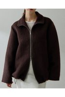 【ウィムガゼット/Whim Gazette】のアルパカシャギーブルゾン 人気、トレンドファッション・服の通販 founy(ファニー) ファッション Fashion レディースファッション Fashion for Women アウター Coat / Outerwear Collection レディースジャケット・軽アウター Jackets ブルゾンジャケット・スポーティアウター Blouson Jackets なめらか Smooth, Silky Texture ジャケット Jacket, Outerwear ドローコード Drawcord, Drawstring Cord ブルゾン Blouson, Bomber Jacket エレガント 上品 Elegant 新作・新入荷 New Arrivals / New In |ID:prp329100004705692