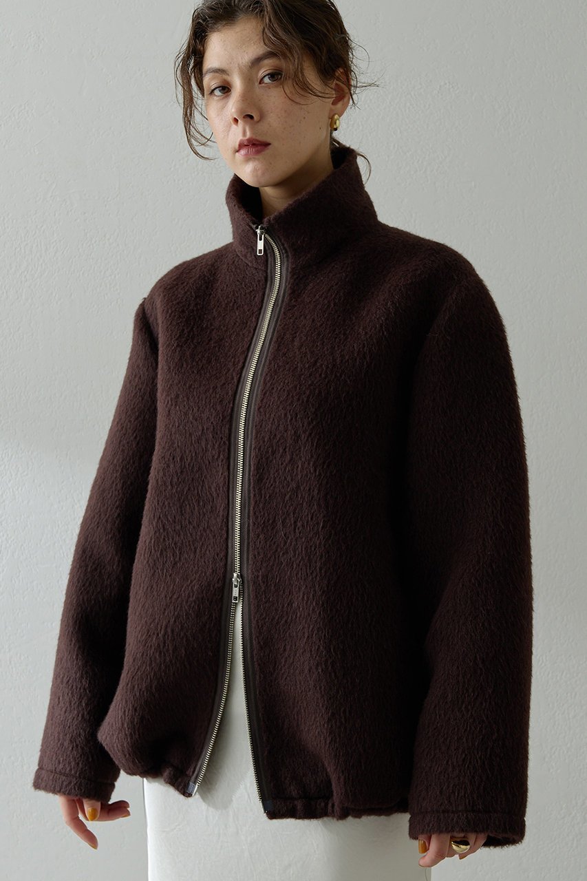 【ウィムガゼット/Whim Gazette】のアルパカシャギーブルゾン 人気、トレンドファッション・服の通販 founy(ファニー) 　ファッション　Fashion　レディースファッション　Fashion for Women　アウター　Coat / Outerwear Collection　レディースジャケット・軽アウター　Jackets　ブルゾンジャケット・スポーティアウター　Blouson Jackets　なめらか　Smooth, Silky Texture　ジャケット　Jacket, Outerwear　ドローコード　Drawcord, Drawstring Cord　ブルゾン　Blouson, Bomber Jacket　エレガント 上品　Elegant　新作・新入荷　New Arrivals / New In　other-3|ID: prp329100004705692 ipo3291000000033984541