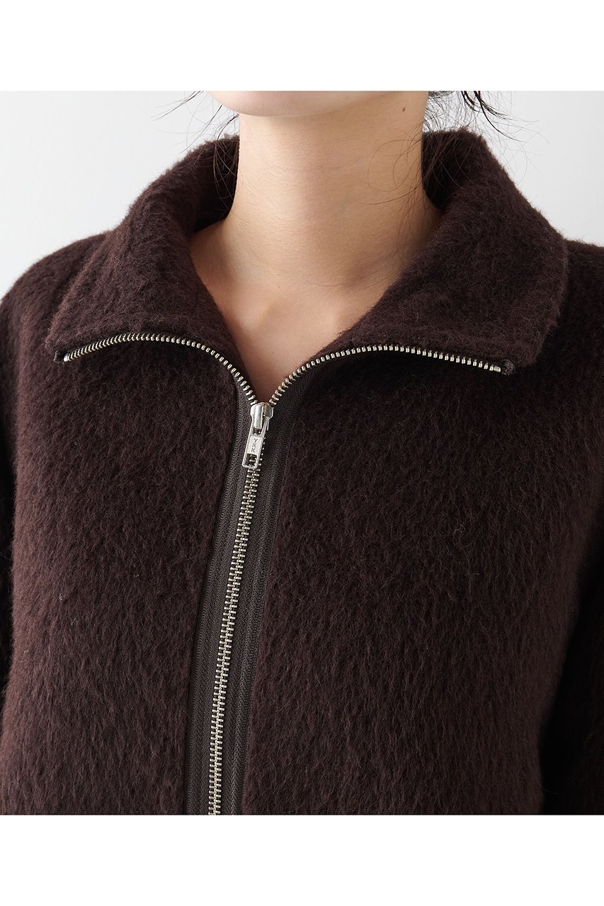 【ウィムガゼット/Whim Gazette】のアルパカシャギーブルゾン 人気、トレンドファッション・服の通販 founy(ファニー) 　ファッション　Fashion　レディースファッション　Fashion for Women　アウター　Coat / Outerwear Collection　レディースジャケット・軽アウター　Jackets　ブルゾンジャケット・スポーティアウター　Blouson Jackets　なめらか　Smooth, Silky Texture　ジャケット　Jacket, Outerwear　ドローコード　Drawcord, Drawstring Cord　ブルゾン　Blouson, Bomber Jacket　エレガント 上品　Elegant　other-7|ID: prp329100004705692 ipo3291000000035665787