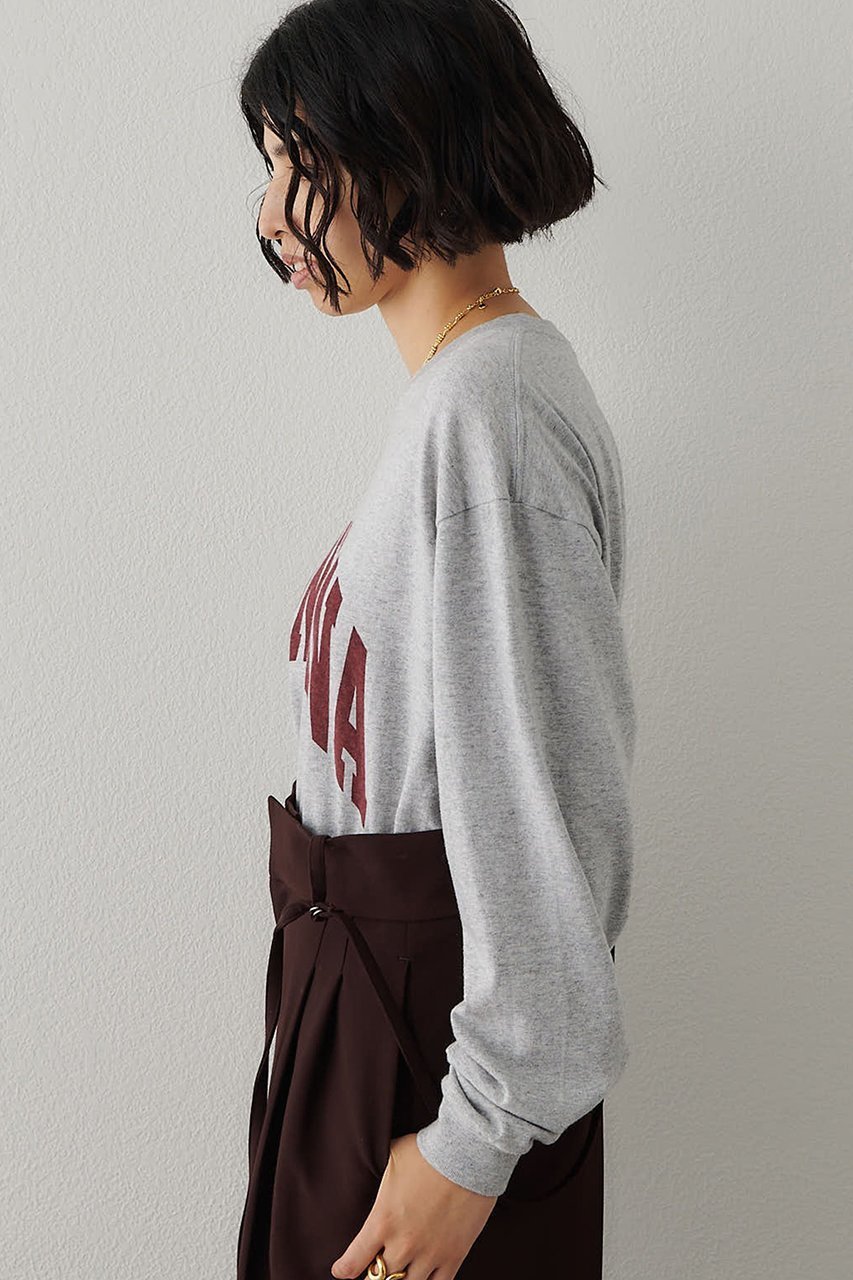 【ウィムガゼット/Whim Gazette】のMONTANAロングTシャツ 人気、トレンドファッション・服の通販 founy(ファニー) 　ファッション　Fashion　レディースファッション　Fashion for Women　トップス・カットソー　Cut & Sew Tops　シャツ・ブラウス・オフィスカジュアル　Elegant Blouses & Button-Ups　ロングTシャツ・Tシャツ　Longline T-Shirts & Tees　カットソー・ベーシックTシャツ　Cut-and-Sewn Tops / Stretch Tees & Basics　カットソー　Cut and Sewn Top　シンプル　Simple, Minimal　スリーブ　Sleeve, Long Sleeve / Short Sleeve　トレンド　Trend, Trending Now　プリント　Print, Printed Pattern　メランジ　Melange, Mixed Yarn　リラックス　Relax, Relaxed Fit　ロング　Long, Long-Length　新作・新入荷　New Arrivals / New In　other-3|ID: prp329100004705694 ipo3291000000033984562