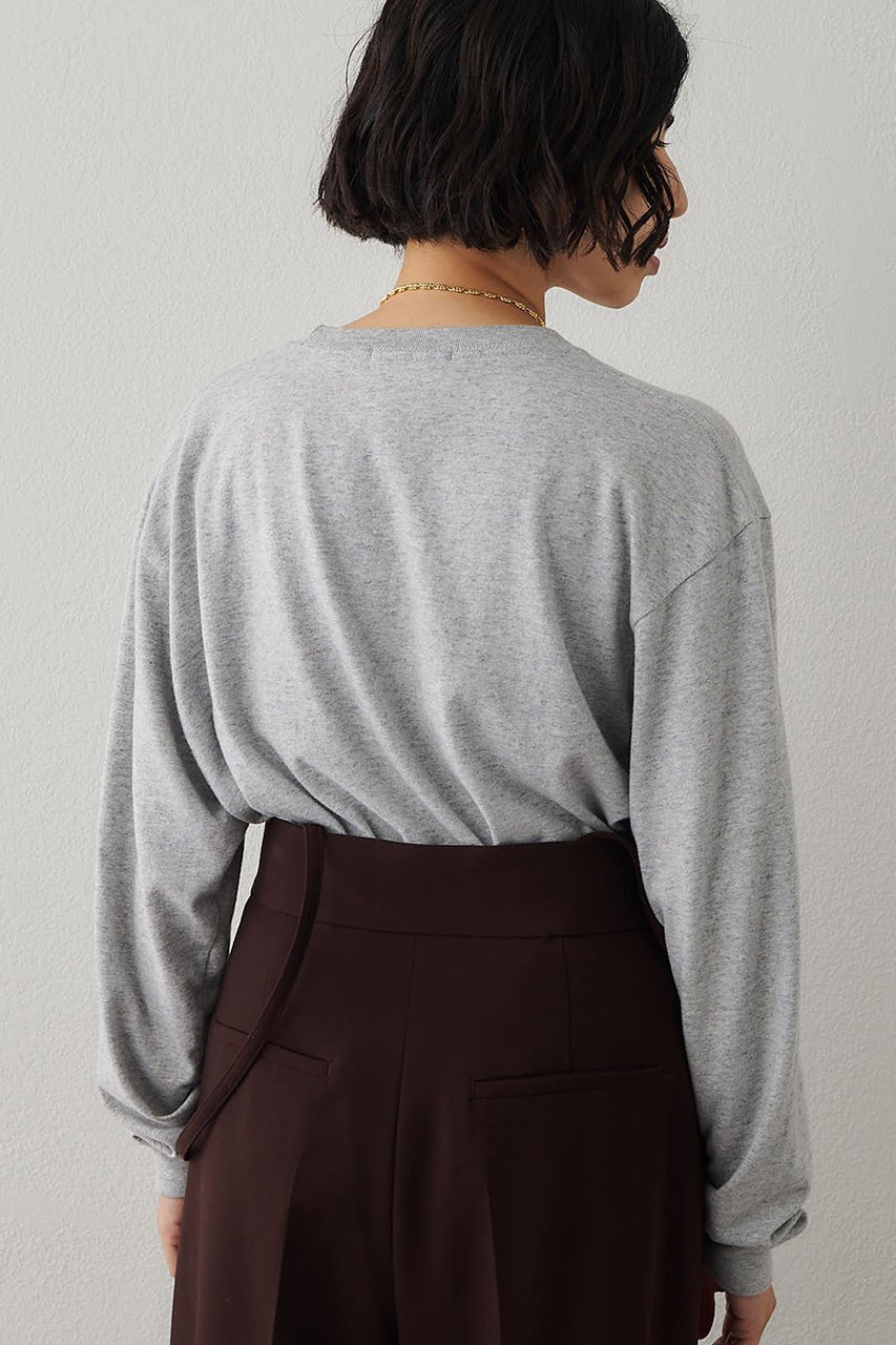 【ウィムガゼット/Whim Gazette】のMONTANAロングTシャツ 人気、トレンドファッション・服の通販 founy(ファニー) 　ファッション　Fashion　レディースファッション　Fashion for Women　トップス・カットソー　Cut & Sew Tops　シャツ・ブラウス・オフィスカジュアル　Elegant Blouses & Button-Ups　ロングTシャツ・Tシャツ　Longline T-Shirts & Tees　カットソー・ベーシックTシャツ　Cut-and-Sewn Tops / Stretch Tees & Basics　カットソー　Cut and Sewn Top　シンプル　Simple, Minimal　スリーブ　Sleeve, Long Sleeve / Short Sleeve　トレンド　Trend, Trending Now　プリント　Print, Printed Pattern　メランジ　Melange, Mixed Yarn　リラックス　Relax, Relaxed Fit　ロング　Long, Long-Length　other-4|ID: prp329100004705694 ipo3291000000035564271