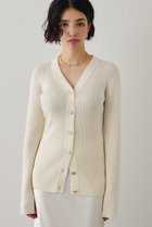 【ウィムガゼット/Whim Gazette】のリブニットカーディガン 人気、トレンドファッション・服の通販 founy(ファニー) ファッション Fashion レディースファッション Fashion for Women トップス・カットソー Cut & Sew Tops ニット Knit Tops & Sweaters カーディガン・羽織り Layered Style Cardigans おすすめ Recommended / Our Picks カーディガン Cardigan, Knitwear スリット Slit, Slit Detail フィット Fit, Slim Fit エレガント 上品 Elegant 新作・新入荷 New Arrivals / New In thumbnail オフホワイト|ID: prp329100004705695 ipo3291000000033984567