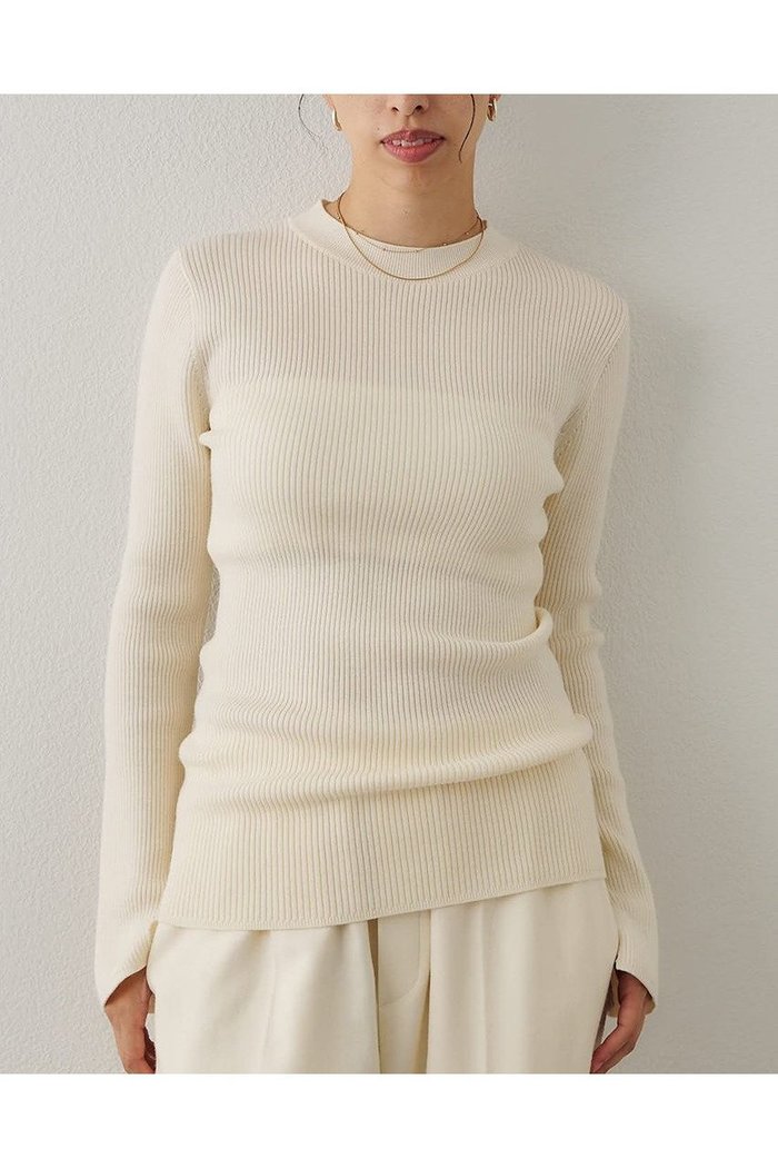 【ウィムガゼット/Whim Gazette】のリブニットクループルオーバー インテリア・キッズ・メンズ・レディースファッション・服の通販 founy(ファニー) https://founy.com/ ファッション Fashion レディースファッション Fashion for Women トップス・カットソー Cut & Sew Tops ニット Knit Tops & Sweaters カジュアルプルオーバー・ニットトップス Pullovers & Knit Tops / Casual Pullovers おすすめ Recommended / Our Picks アンサンブル Ensemble Set シンプル Simple, Minimal スリット Slit, Slit Detail トレンド Trend, Trending Now パターン Pattern, Design Print フィット Fit, Slim Fit 再入荷 Restock / Back in Stock |ID: prp329100004705696 ipo3291000000033984575