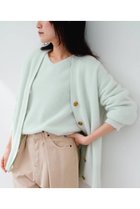 【ウィムガゼット/Whim Gazette】のF/Wロングカーディガン ミント|ID: prp329100004705697 ipo3291000000036183095