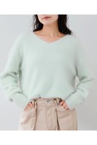 【ウィムガゼット/Whim Gazette】のF/W Vネックプルオーバー 人気、トレンドファッション・服の通販 founy(ファニー) ファッション Fashion レディースファッション Fashion for Women トップス・カットソー Cut & Sew Tops ニット Knit Tops & Sweaters カジュアルプルオーバー・ニットトップス Pullovers & Knit Tops / Casual Pullovers Vネックトップス V-Neck Tops / V-Cut Neckline Shirts おすすめ Recommended / Our Picks インナー Innerwear デコルテ Décolleté, Neckline フォックス Fox, Fox Fur エレガント 上品 Elegant 新作・新入荷 New Arrivals / New In thumbnail ミント|ID: prp329100004705698 ipo3291000000033984597