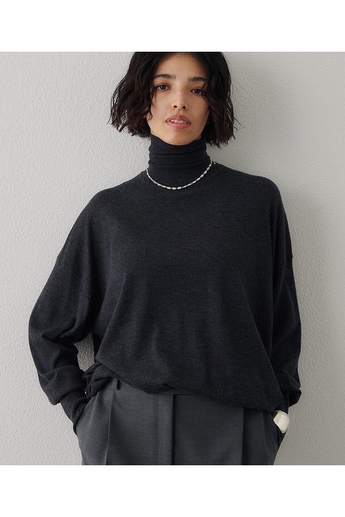 【ウィムガゼット/Whim Gazette】のハイゲージワイドタートルプルオーバー インテリア・キッズ・メンズ・レディースファッション・服の通販 founy(ファニー) https://founy.com/ ファッション Fashion レディースファッション Fashion for Women トップス・カットソー Cut & Sew Tops ニット Knit Tops & Sweaters カジュアルプルオーバー・ニットトップス Pullovers & Knit Tops / Casual Pullovers おすすめ Recommended / Our Picks エレガント 上品 Elegant シンプル Simple, Minimal タートルネック Turtleneck, High Neck バランス Balance, Style Balance ワイド Wide, Wide Fit |ID: prp329100004705699 ipo3291000000036183104