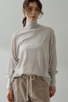 【ウィムガゼット/Whim Gazette】のハイゲージワイドタートルプルオーバー グレージュ|ID: prp329100004705699 ipo3291000000036183106