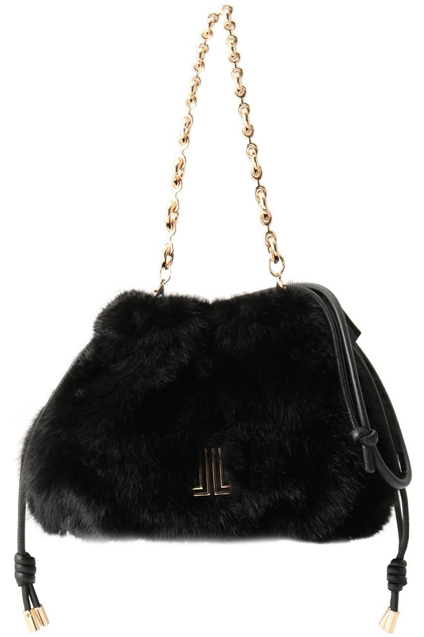 【ランバン オン ブルー/LANVIN en Bleu】のカレンデ ショルダー 484650 インテリア・キッズ・メンズ・レディースファッション・服の通販 founy(ファニー) 　ファッション　Fashion　レディースファッション　Fashion for Women　バッグ　Bags　コンパクト　Compact, Small Size　ショルダー　Shoulder, Shoulder Strap　フォルム　Silhouette, Form　ラップ　Wrap, Wrap Design　巾着　Drawstring Bag, Kinchaku　ブラックその他|ID: prp329100004705702 ipo3291000000035564291