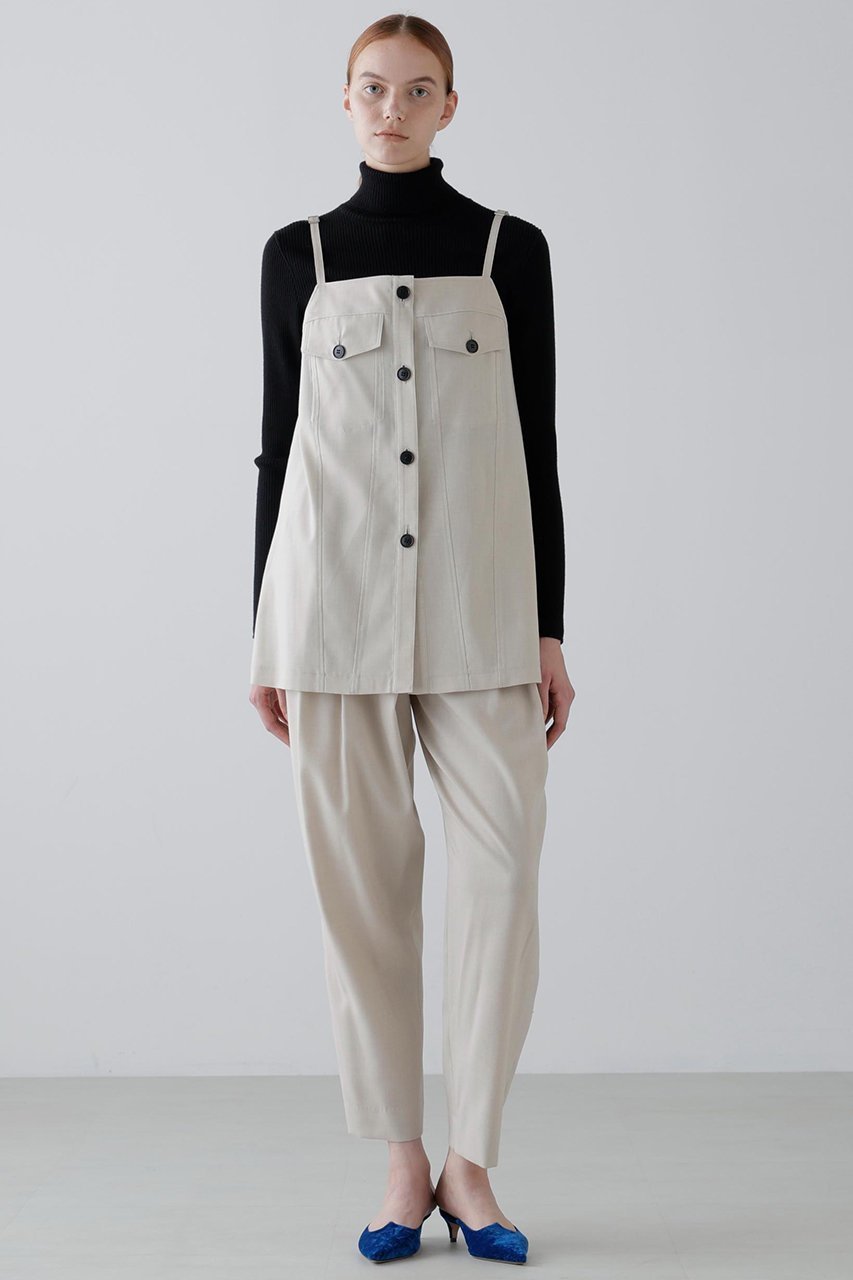 【アドーア/ADORE】のクリアドライツイルパンツ 人気、トレンドファッション・服の通販 founy(ファニー) 　ファッション　Fashion　レディースファッション　Fashion for Women　パンツ　Pants & Trousers　ツイル　Twist, Twisted Detail　テーパード　Tapered, Tapered Pants　フロント　Front, Front Design　other-2|ID: prp329100004705703 ipo3291000000035665803