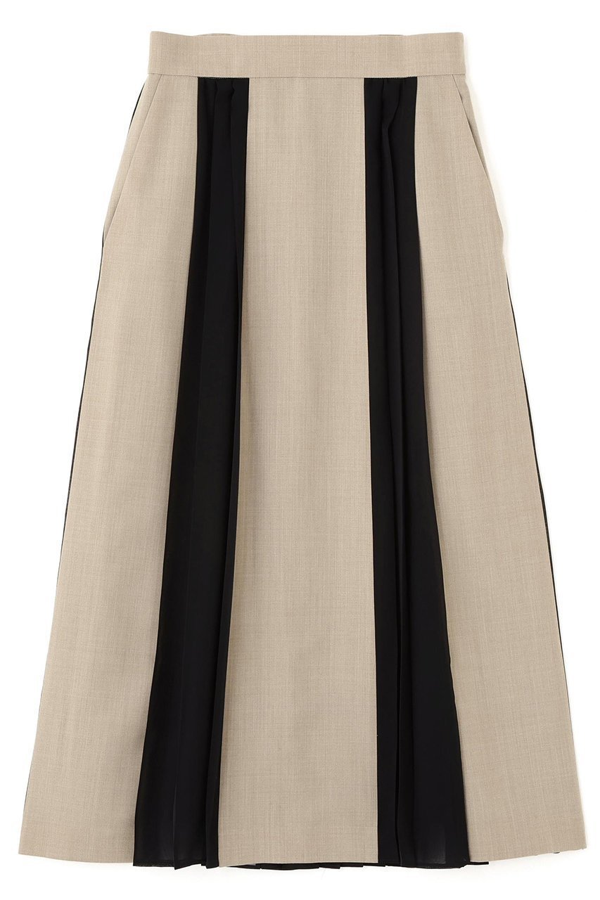 【アドーア/ADORE】のハイツイストツイルスカート インテリア・キッズ・メンズ・レディースファッション・服の通販 founy(ファニー) 　ファッション　Fashion　レディースファッション　Fashion for Women　スカート　Skirts　ロングスカート　Long Skirts / Maxi & Midi Skirts　シフォン　Chiffon, Lightweight Fabric　ツイル　Twist, Twisted Detail　プリーツ　Pleats, Pleated　ミックス　Mix, Mixed Style　ロング　Long, Long-Length　エレガント 上品　Elegant　ベージュ|ID: prp329100004705709 ipo3291000000035452916