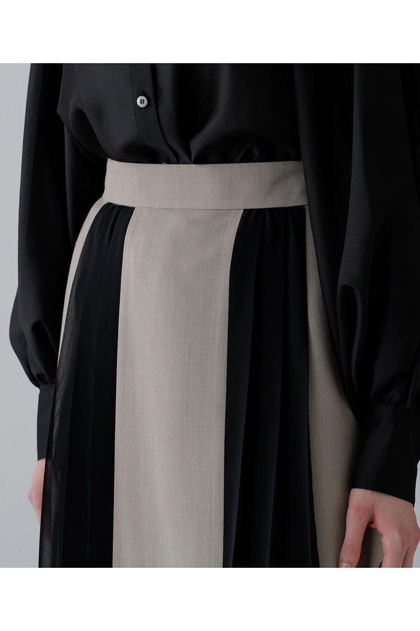 【アドーア/ADORE】のハイツイストツイルスカート 人気、トレンドファッション・服の通販 founy(ファニー) 　ファッション　Fashion　レディースファッション　Fashion for Women　スカート　Skirts　ロングスカート　Long Skirts / Maxi & Midi Skirts　シフォン　Chiffon, Lightweight Fabric　ツイル　Twist, Twisted Detail　プリーツ　Pleats, Pleated　ミックス　Mix, Mixed Style　ロング　Long, Long-Length　エレガント 上品　Elegant　other-3|ID: prp329100004705709 ipo3291000000035452920