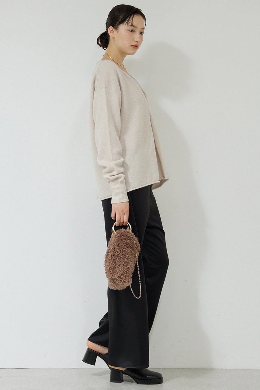 【ガリャルダガランテ/GALLARDAGALANTE】のウールカシミヤタックVプルオーバー 人気、トレンドファッション・服の通販 founy(ファニー) 　ファッション　Fashion　レディースファッション　Fashion for Women　トップス・カットソー　Cut & Sew Tops　ニット　Knit Tops & Sweaters　カジュアルプルオーバー・ニットトップス　Pullovers & Knit Tops / Casual Pullovers　バランス　Balance, Style Balance　フロント　Front, Front Design　ボトム　Bottoms, Lower Wear　other-3|ID: prp329100004705712 ipo3291000000036105842