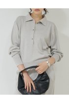 【ガリャルダガランテ/GALLARDAGALANTE】の【WALANCE】別注シーウール×オーガニックコットンポロニット 人気、トレンドファッション・服の通販 founy(ファニー) ファッション Fashion レディースファッション Fashion for Women トップス・カットソー Cut & Sew Tops ニット Knit Tops & Sweaters カジュアルプルオーバー・ニットトップス Pullovers & Knit Tops / Casual Pullovers おすすめ Recommended / Our Picks なめらか Smooth, Silky Texture セットアップ Set-Up, Coordinated Outfit バランス Balance, Style Balance 別注 Limited Edition, Custom Order 抗菌 Antibacterial, Bacteria-Resistant 新作・新入荷 New Arrivals / New In thumbnail ライトグレー|ID: prp329100004705714 ipo3291000000033984739