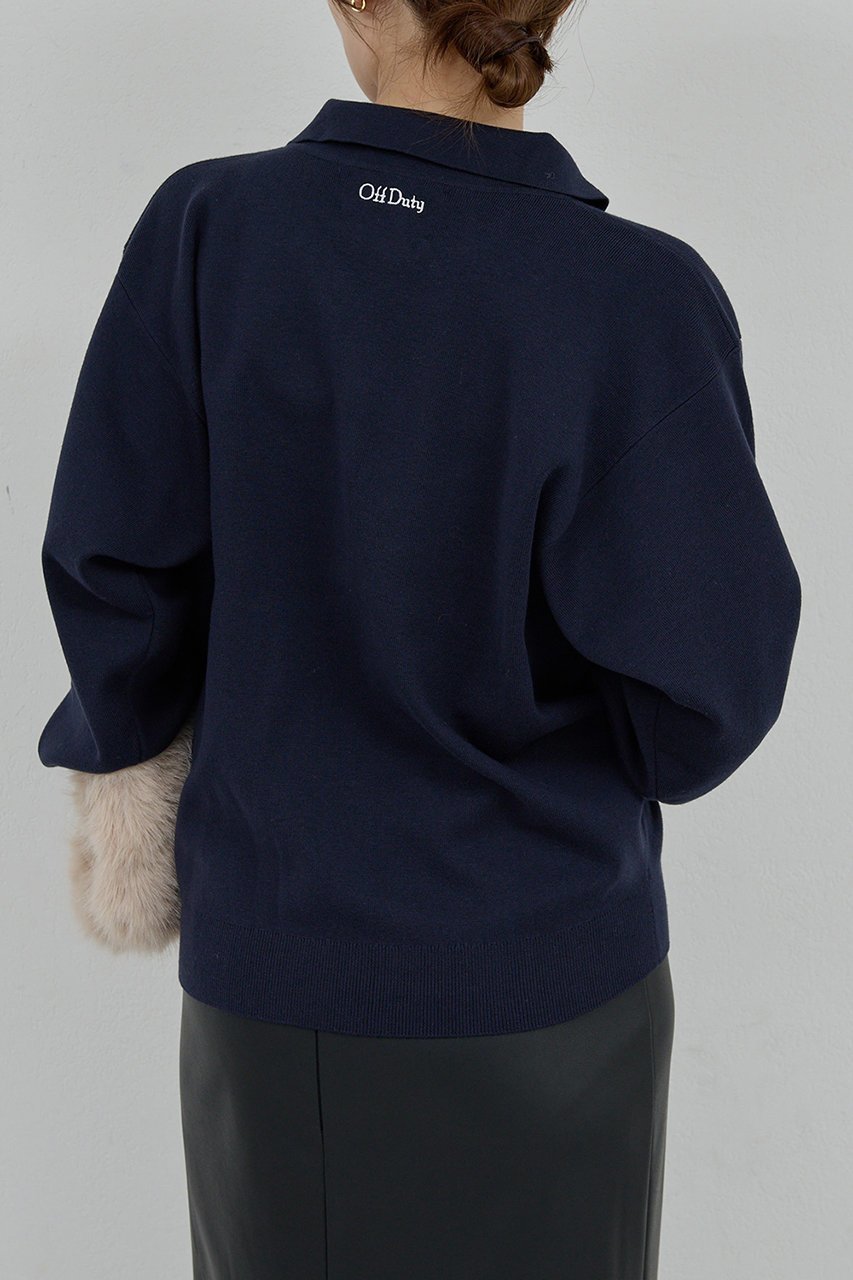 【ガリャルダガランテ/GALLARDAGALANTE】の【WALANCE】別注シーウール×オーガニックコットンポロニット 人気、トレンドファッション・服の通販 founy(ファニー) 　ファッション　Fashion　レディースファッション　Fashion for Women　トップス・カットソー　Cut & Sew Tops　ニット　Knit Tops & Sweaters　カジュアルプルオーバー・ニットトップス　Pullovers & Knit Tops / Casual Pullovers　おすすめ　Recommended / Our Picks　なめらか　Smooth, Silky Texture　セットアップ　Set-Up, Coordinated Outfit　バランス　Balance, Style Balance　別注　Limited Edition, Custom Order　抗菌　Antibacterial, Bacteria-Resistant　other-6|ID: prp329100004705714 ipo3291000000035665884