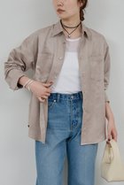 【ガリャルダガランテ/GALLARDAGALANTE】の【セットアップ対応】フェイクスエードシャツ 人気、トレンドファッション・服の通販 founy(ファニー) ファッション Fashion レディースファッション Fashion for Women トップス・カットソー Cut & Sew Tops シャツ・ブラウス・オフィスカジュアル Elegant Blouses & Button-Ups おすすめ Recommended / Our Picks スリーブ Sleeve, Long Sleeve / Short Sleeve セットアップ Set-Up, Coordinated Outfit ロング Long, Long-Length エレガント 上品 Elegant 新作・新入荷 New Arrivals / New In 秋 Autumn 羽織 Haori, Light Jacket 長袖 Long Sleeve, Full Sleeve thumbnail グレージュ|ID: prp329100004705715 ipo3291000000033984757