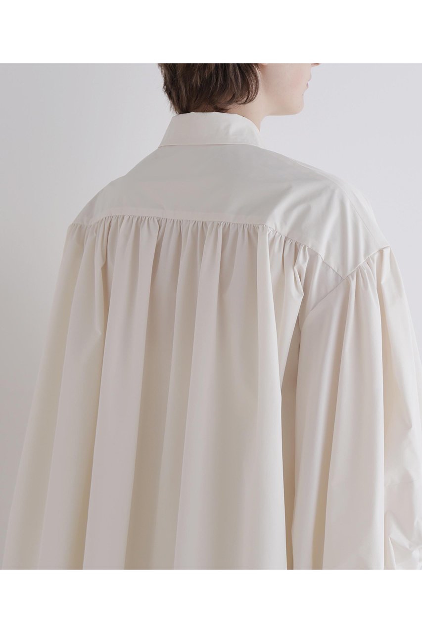 【ル フィル/LE PHIL】のクリスピータフタギャザーブラウス 人気、トレンドファッション・服の通販 founy(ファニー) 　ファッション　Fashion　レディースファッション　Fashion for Women　トップス・カットソー　Cut & Sew Tops　シャツ・ブラウス・オフィスカジュアル　Elegant Blouses & Button-Ups　スタンダード　Standard, Basic　ストレッチ　Stretch, Stretchy Fabric　スリーブ　Sleeve, Long Sleeve / Short Sleeve　バランス　Balance, Style Balance　ロング　Long, Long-Length　other-8|ID: prp329100004705721 ipo3291000000035981096