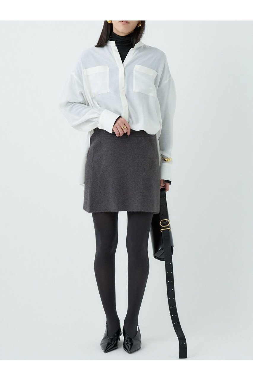 【カオス/Chaos】のリネーレリバーミニスカート 人気、トレンドファッション・服の通販 founy(ファニー) 　ファッション　Fashion　レディースファッション　Fashion for Women　スカート　Skirts　ミニスカート　Mini Skirts　ストレッチ　Stretch, Stretchy Fabric　タイツ　Tights, Legwear　ミニスカート　Mini Skirt, Short Skirt　レギンス　Leggings, Stretch Pants　ロング　Long, Long-Length　新作・新入荷　New Arrivals / New In　 other-1|ID: prp329100004705729 ipo3291000000033984879