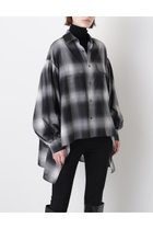 【ヒューエルミュージアム/hueLe Museum】の【STUMBLY】Ombre Check Blouse ブラック|ID:prp329100004705730