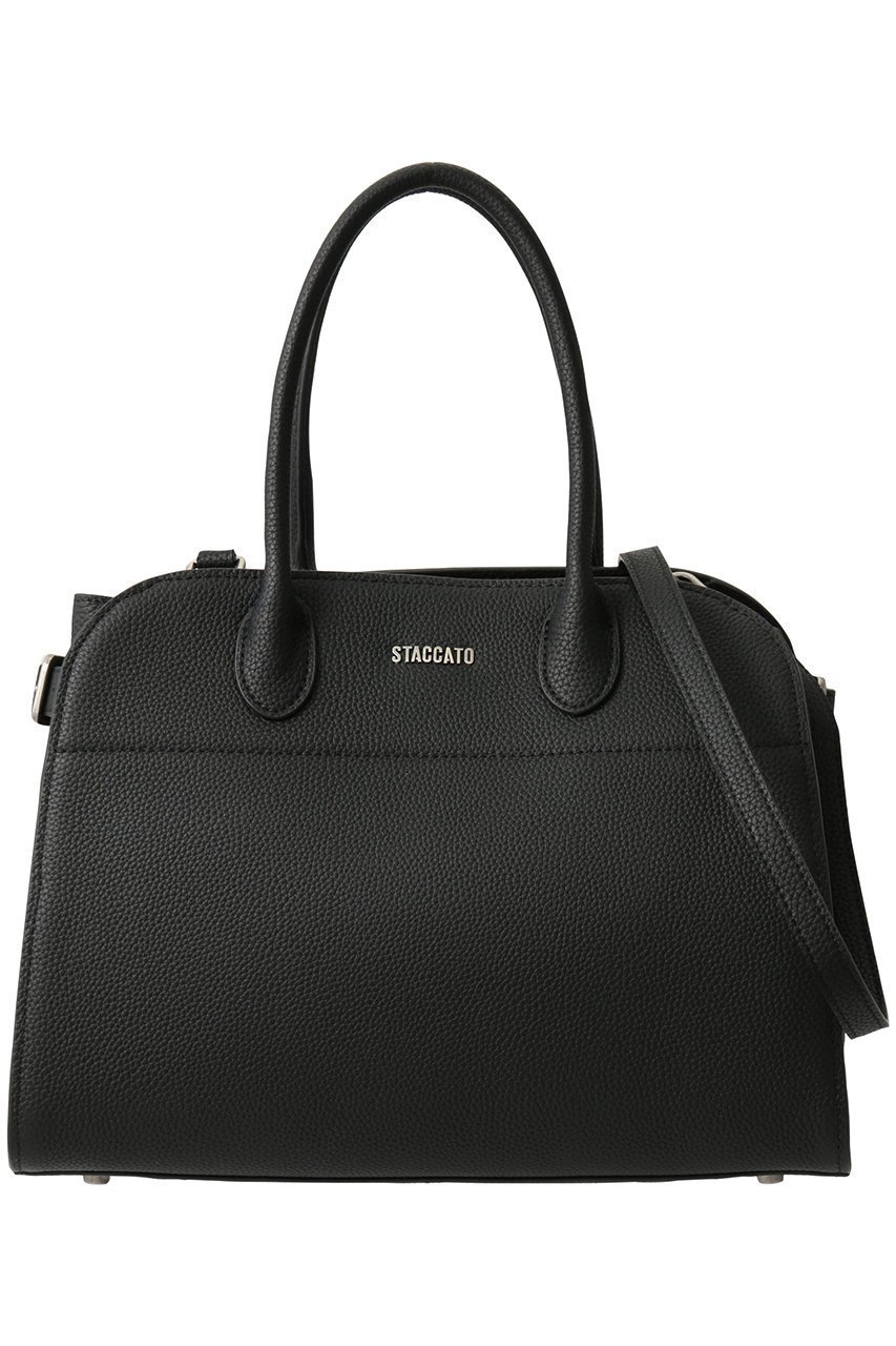 【スタッカート/STACCATO】のアーバン2WAYハンドバッグ インテリア・キッズ・メンズ・レディースファッション・服の通販 founy(ファニー) 　ファッション　Fashion　レディースファッション　Fashion for Women　バッグ　Bags　スクエア　Square, Square Shape　スタイリッシュ　Stylish, Fashionable　フォルム　Silhouette, Form　エレガント 上品　Elegant　新作・新入荷　New Arrivals / New In　ブラック|ID: prp329100004705733 ipo3291000000033984914