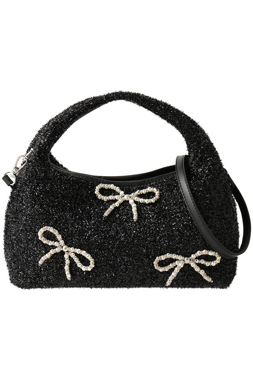 【スタッカート/STACCATO】のルリーパールリボンハンドバッグ インテリア・キッズ・メンズ・レディースファッション・服の通販 founy(ファニー) 　ファッション　Fashion　レディースファッション　Fashion for Women　バッグ　Bags　パール　Pearl, Pearl Accent　ビジュー　Bijou, Jewel-like Accent　モチーフ　Motif, Design Theme　ラップ　Wrap, Wrap Design　リボン　Ribbon, Bow　ブラック|ID: prp329100004705740 ipo3291000000035665994