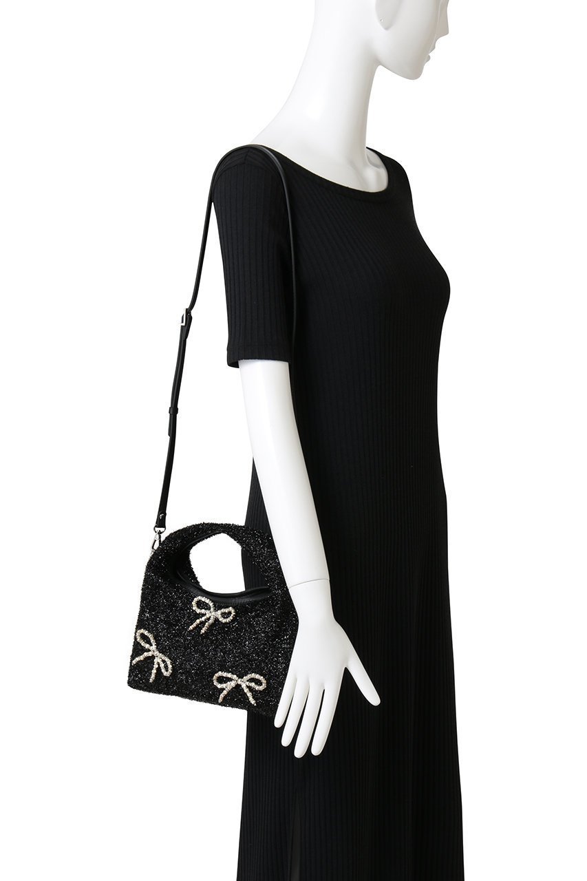 【スタッカート/STACCATO】のルリーパールリボンハンドバッグ 人気、トレンドファッション・服の通販 founy(ファニー) 　ファッション　Fashion　レディースファッション　Fashion for Women　バッグ　Bags　パール　Pearl, Pearl Accent　ビジュー　Bijou, Jewel-like Accent　モチーフ　Motif, Design Theme　ラップ　Wrap, Wrap Design　リボン　Ribbon, Bow　other-2|ID: prp329100004705740 ipo3291000000035665996