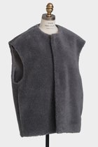 【ヒューエルミュージアム/hueLe Museum】の【STUMBLY】Wool Boa Gilet グレー|ID: prp329100004705742 ipo3291000000036502274