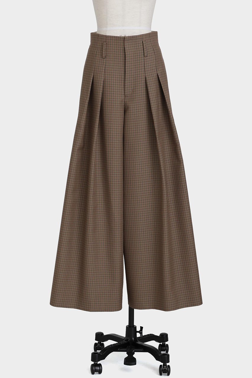 【ヒューエルミュージアム/hueLe Museum】の【STUMBLY】Yarn Dyed Highwaist Pants 人気、トレンドファッション・服の通販 founy(ファニー) 　ファッション　Fashion　レディースファッション　Fashion for Women　パンツ　Pants & Trousers　クラシック　Classic, Timeless Style　チェック　Check, Plaid, Tartan　ツイル　Twist, Twisted Detail　フロント　Front, Front Design　新作・新入荷　New Arrivals / New In　other-2|ID: prp329100004705743 ipo3291000000033984978