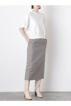 【ヒューエルミュージアム/hueLe Museum】の【STUMBLY】Yarn Dyed I-Line Skirt グレー|ID:prp329100004705744