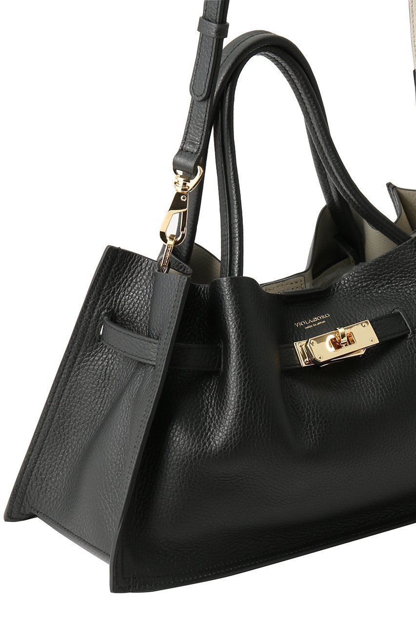 【ヴィオラドーロ/VIOLAd'ORO】のTRERO ダブルフェイスレザー横型トートバッグ 人気、トレンドファッション・服の通販 founy(ファニー) 　ファッション　Fashion　レディースファッション　Fashion for Women　バッグ　Bags　トレンド　Trend, Trending Now　フォルム　Silhouette, Form　エレガント 上品　Elegant　財布　Wallet, Purse　other-4|ID: prp329100004706775 ipo3291000000035484049