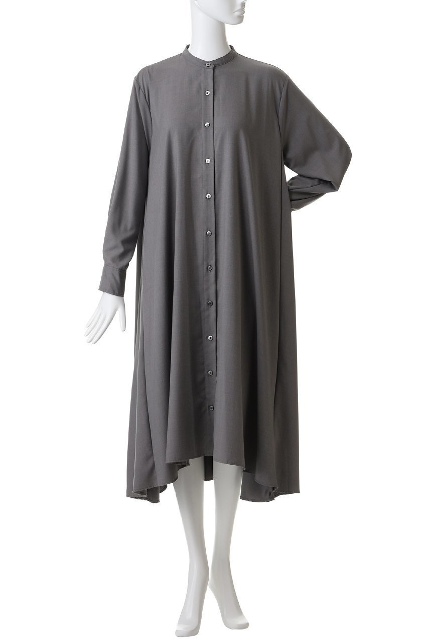 【ミズイロ インド/mizuiro ind】のT/R stand collar flare OP ワンピース 人気、トレンドファッション・服の通販 founy(ファニー) 　ファッション　Fashion　レディースファッション　Fashion for Women　ワンピース　Dresses　チュニック　Tunic Tops & Dresses　チュニック　Tunic, Long Top　フレア　Flare, Flared　ロング　Long, Long-Length　エレガント 上品　Elegant　新作・新入荷　New Arrivals / New In　other-2|ID: prp329100004706782 ipo3291000000033994759