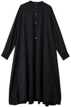 【ミズイロ インド/mizuiro ind】のT/R stand collar flare OP ワンピース navy|ID: prp329100004706782 ipo3291000000034068912