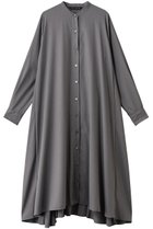 【ミズイロ インド/mizuiro ind】のT/Rスタンドカラーフレアワンピース l.gray|ID: prp329100004706782 ipo3291000000035638922