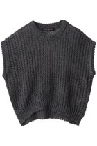 【ミズイロ インド/mizuiro ind】のhairly cocoon wide vest ベスト c.gray|ID:prp329100004706783