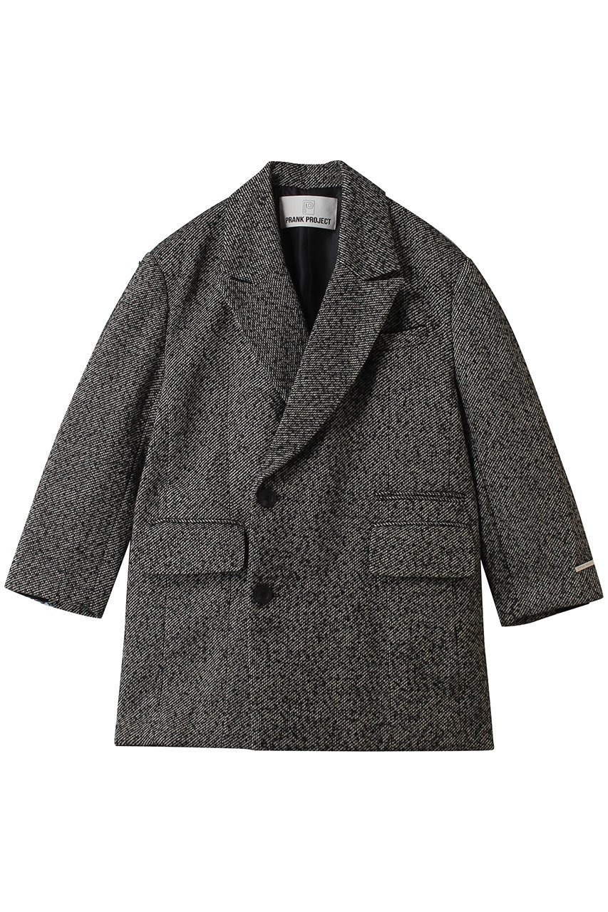 【プランク プロジェクト/PRANK PROJECT】のウールダブルミドルコート インテリア・キッズ・メンズ・レディースファッション・服の通販 founy(ファニー) 　ファッション　Fashion　レディースファッション　Fashion for Women　アウター　Coat / Outerwear Collection　コート・ロングコート・ピーコート　Long Coats, Peacoats & More　クラシック　Classic, Timeless Style　ジャケット　Jacket, Outerwear　ツイード　Twill, Twill Weave　ボトム　Bottoms, Lower Wear　マニッシュ　Mannish, Boyish　ミドル　Middle Length, Mid Height　ロング　Long, Long-Length　防寒　Cold Protection, Winter-Ready　MLT(マルチカラー)|ID: prp329100004706788 ipo3291000000035725779