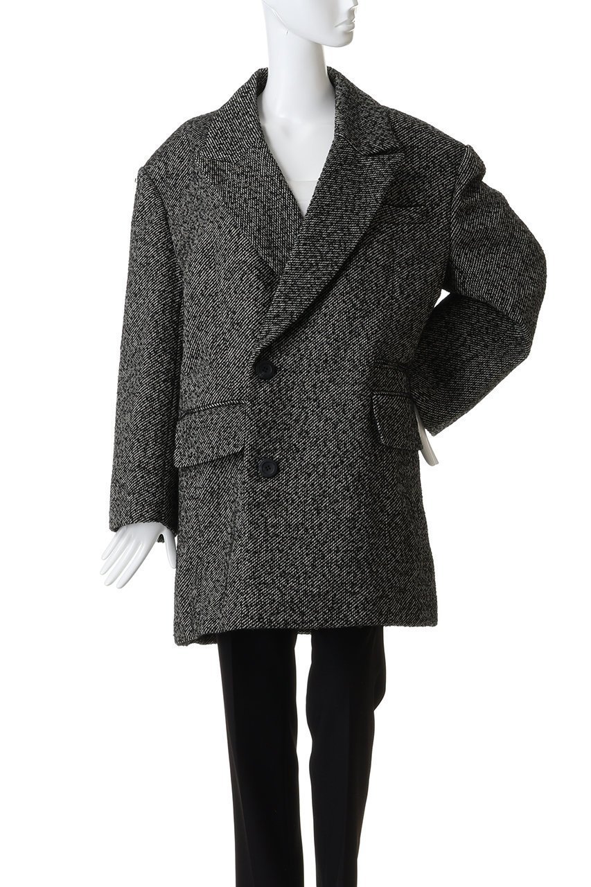 【プランク プロジェクト/PRANK PROJECT】のウールダブルミドルコート 人気、トレンドファッション・服の通販 founy(ファニー) 　ファッション　Fashion　レディースファッション　Fashion for Women　アウター　Coat / Outerwear Collection　コート・ロングコート・ピーコート　Long Coats, Peacoats & More　クラシック　Classic, Timeless Style　ジャケット　Jacket, Outerwear　ツイード　Twill, Twill Weave　ボトム　Bottoms, Lower Wear　マニッシュ　Mannish, Boyish　ミドル　Middle Length, Mid Height　ロング　Long, Long-Length　防寒　Cold Protection, Winter-Ready　other-2|ID: prp329100004706788 ipo3291000000035725782