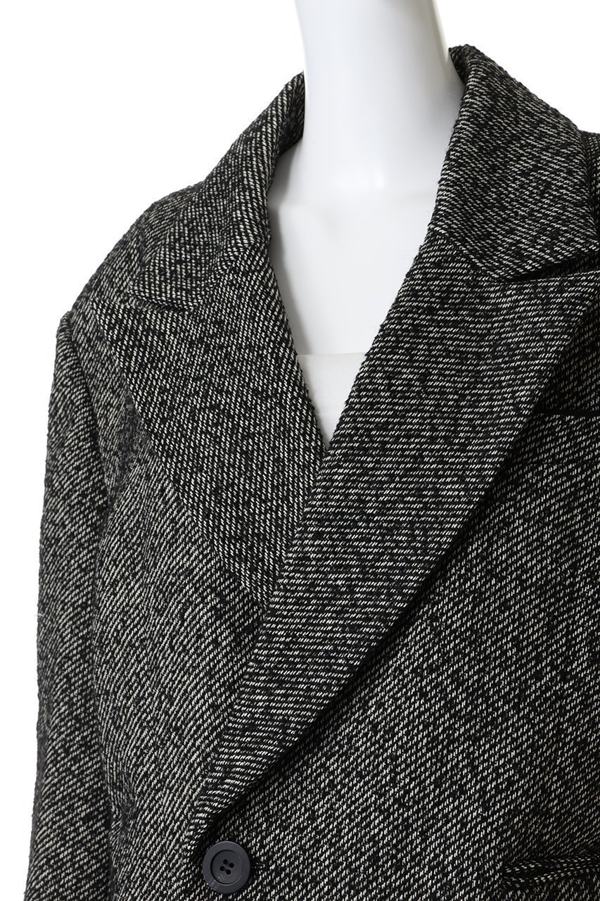 【プランク プロジェクト/PRANK PROJECT】のウールダブルミドルコート 人気、トレンドファッション・服の通販 founy(ファニー) 　ファッション　Fashion　レディースファッション　Fashion for Women　アウター　Coat / Outerwear Collection　コート・ロングコート・ピーコート　Long Coats, Peacoats & More　クラシック　Classic, Timeless Style　ジャケット　Jacket, Outerwear　ツイード　Twill, Twill Weave　ボトム　Bottoms, Lower Wear　マニッシュ　Mannish, Boyish　ミドル　Middle Length, Mid Height　ロング　Long, Long-Length　防寒　Cold Protection, Winter-Ready　other-5|ID: prp329100004706788 ipo3291000000035725788