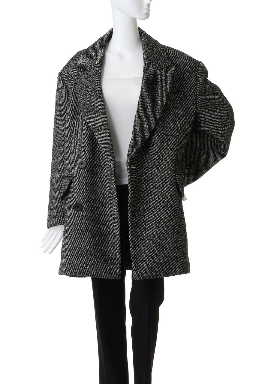 【プランク プロジェクト/PRANK PROJECT】のウールダブルミドルコート 人気、トレンドファッション・服の通販 founy(ファニー) 　ファッション　Fashion　レディースファッション　Fashion for Women　アウター　Coat / Outerwear Collection　コート・ロングコート・ピーコート　Long Coats, Peacoats & More　クラシック　Classic, Timeless Style　ジャケット　Jacket, Outerwear　ツイード　Twill, Twill Weave　ボトム　Bottoms, Lower Wear　マニッシュ　Mannish, Boyish　ミドル　Middle Length, Mid Height　ロング　Long, Long-Length　防寒　Cold Protection, Winter-Ready　other-7|ID: prp329100004706788 ipo3291000000035725791