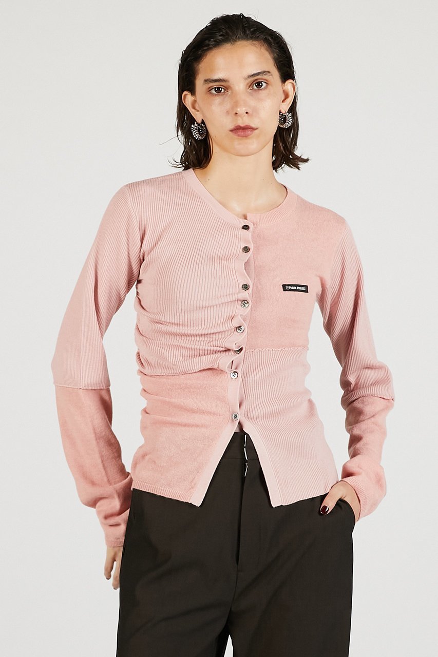【プランク プロジェクト/PRANK PROJECT】のランダムボタンニットトップ 人気、トレンドファッション・服の通販 founy(ファニー) 　ファッション　Fashion　レディースファッション　Fashion for Women　トップス・カットソー　Cut & Sew Tops　ニット　Knit Tops & Sweaters　カジュアルプルオーバー・ニットトップス　Pullovers & Knit Tops / Casual Pullovers　おすすめ　Recommended / Our Picks　コンパクト　Compact, Small Size　パッチワーク　Patchwork, Mixed Fabric　フィット　Fit, Slim Fit　フロント　Front, Front Design　ランダム　Random, Irregular　新作・新入荷　New Arrivals / New In　other-7|ID: prp329100004706789 ipo3291000000033994910