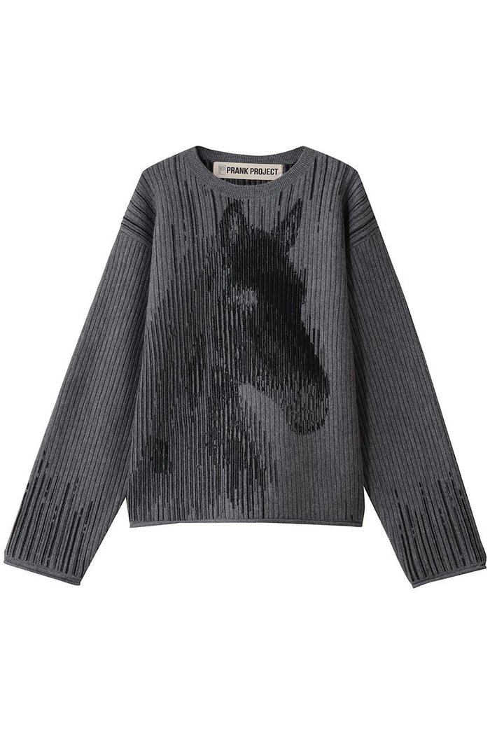 【プランク プロジェクト/PRANK PROJECT】のホースジャガードニット インテリア・キッズ・メンズ・レディースファッション・服の通販 founy(ファニー) https://founy.com/ ファッション Fashion レディースファッション Fashion for Women トップス・カットソー Cut & Sew Tops ニット Knit Tops & Sweaters カジュアルプルオーバー・ニットトップス Pullovers & Knit Tops / Casual Pullovers おすすめ Recommended / Our Picks スラックス Slacks, Dress Pants |ID: prp329100004706790 ipo3291000000036227283