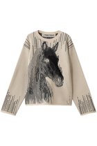 【プランク プロジェクト/PRANK PROJECT】のホースジャガードニット 人気、トレンドファッション・服の通販 founy(ファニー) ファッション Fashion レディースファッション Fashion for Women トップス・カットソー Cut & Sew Tops ニット Knit Tops & Sweaters カジュアルプルオーバー・ニットトップス Pullovers & Knit Tops / Casual Pullovers おすすめ Recommended / Our Picks スラックス Slacks, Dress Pants thumbnail IVR(アイボリー)|ID: prp329100004706790 ipo3291000000036764746