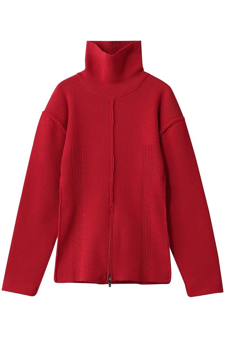 【プランク プロジェクト/PRANK PROJECT】のヘビータートルニットチュニック インテリア・キッズ・メンズ・レディースファッション・服の通販 founy(ファニー) ファッション Fashion レディースファッション Fashion for Women トップス・カットソー Cut & Sew Tops ニット Knit Tops & Sweaters カジュアルプルオーバー・ニットトップス Pullovers & Knit Tops / Casual Pullovers シェイプ Shape, Slim Fit ショルダー Shoulder, Shoulder Strap スリット Slit, Slit Detail チュニック Tunic, Long Top ハーフ Half, Half-Length ワイド Wide, Wide Fit RED(レッド)|ID: prp329100004706792 ipo3291000000036227295